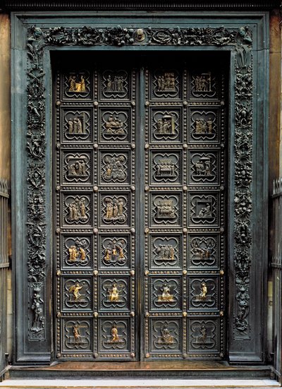 Puertas del sur del Baptisterio de San Giovanni, 1336 de Andrea Pisano